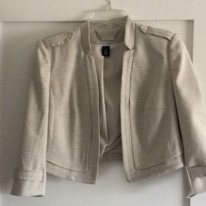 White House Black Market tweed Jacket.  New size 4